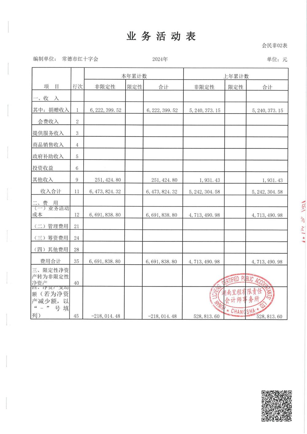 红十字会2024年年报审计报告_03