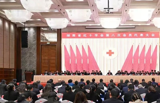省红十字会第八次会员代表大会在长沙开幕 沈晓明王可讲话