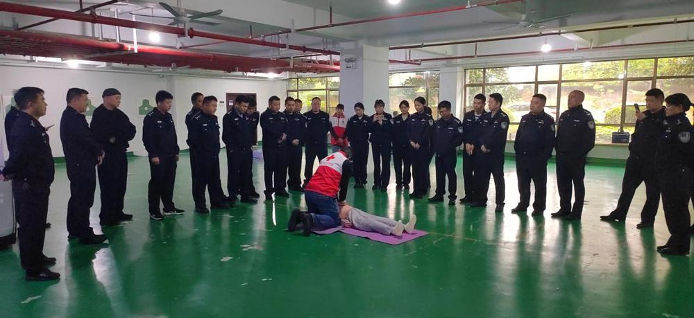 常德市公安局警官培训中心常态开展应急救护培训